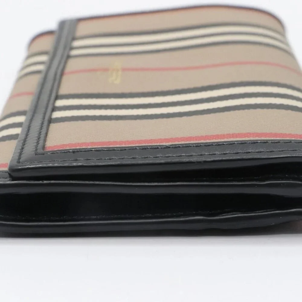 Burberry Halton Striped Canvas Continental Wallet Clutch - Picture 5 of 14